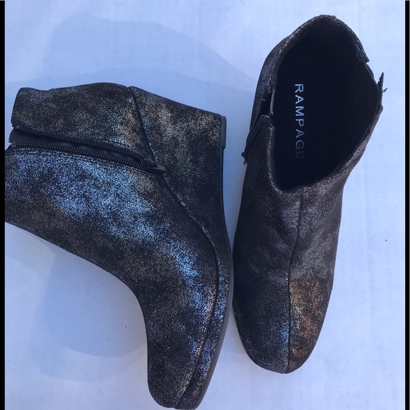 rampage julee desert wedge bootie